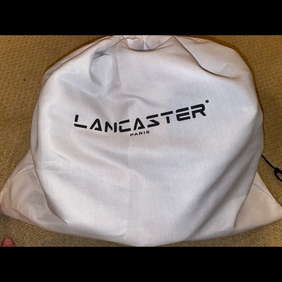 lancaster paris black cow leather handbag - Picture 2 of 4